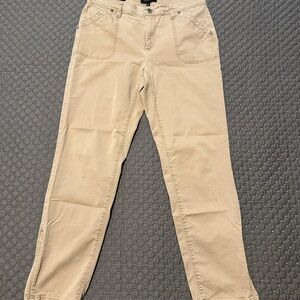 Talbots Beige Curvy Fit Pants